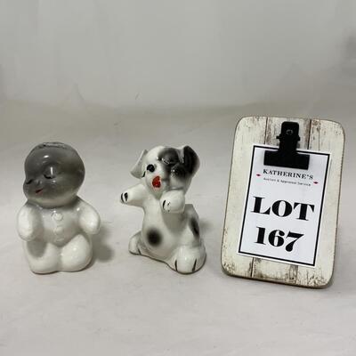 -167- VAN TELLINGEN | 1950s Black Boy and Dog | Huggies