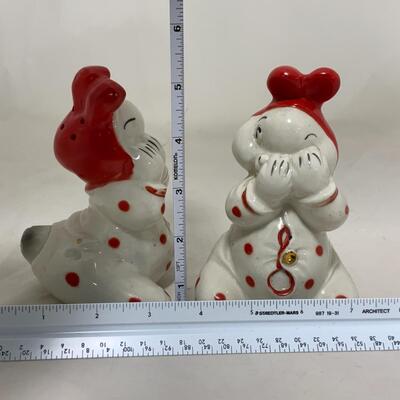 -168- VAN TELLINGEN | 1950s Peek-A-Boo | Master Salt and Pepper