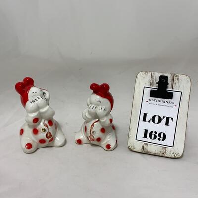 -169- VAN TELLINGEN | 1950s Peek-A-Boo | Salt and Pepper Shakers