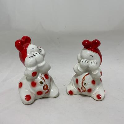 -169- VAN TELLINGEN | 1950s Peek-A-Boo | Salt and Pepper Shakers
