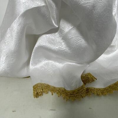 -183- Franklin Mint Heirloom Doll | Fantastic White Dress