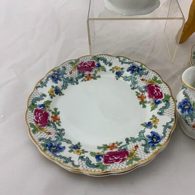 -190- Booths of England | 10 Piece Set | Floradora