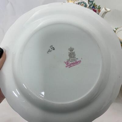 -190- Booths of England | 10 Piece Set | Floradora