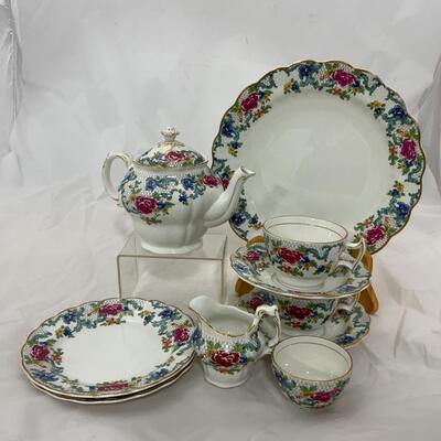 -190- Booths of England | 10 Piece Set | Floradora