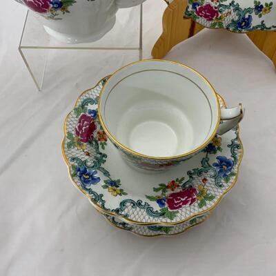 -190- Booths of England | 10 Piece Set | Floradora