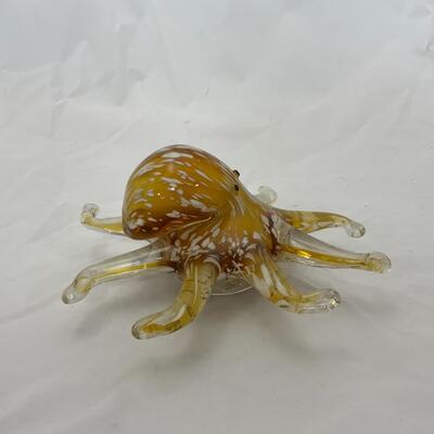 -192- Substantial Glass Octopus