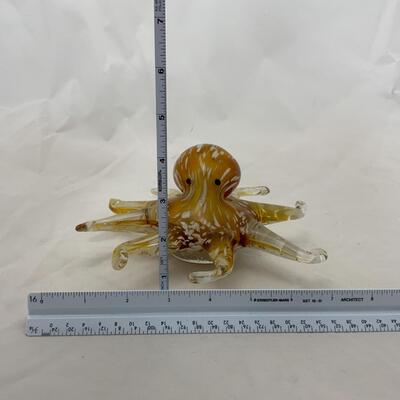 -192- Substantial Glass Octopus