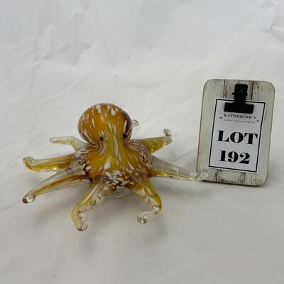 -192- Substantial Glass Octopus