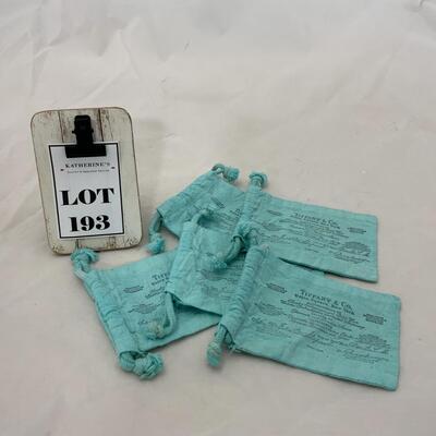 -193- Vintage Tiffany and Co. Jewelry Bags