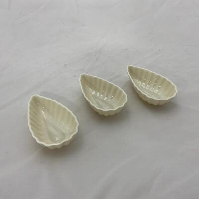 -194- BELLEEK | Nine Pieces | Small Dishes