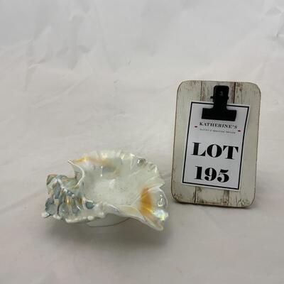 -195- Delicate Porcelain Shell Dish