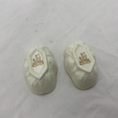 -197- BELLEEK | Three Small Pieces | Bowls