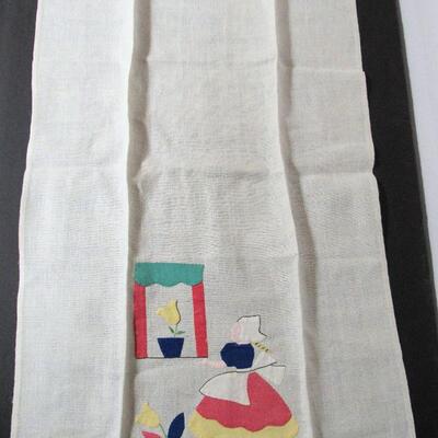 3 Vintage Kitchen Towels