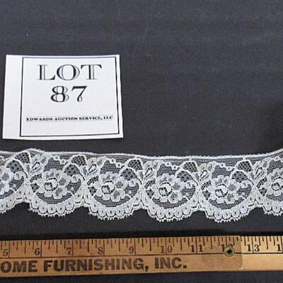 Roll of White Lace