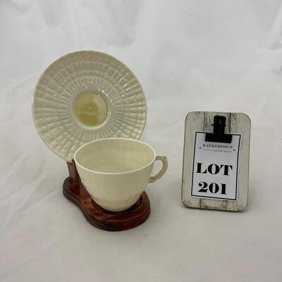 -201- BELLEEK | Teacup and Saucer