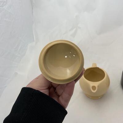 -204- Two Small Brown Tea Pots