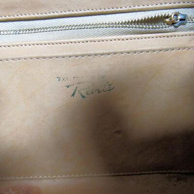 2 Vintage Handbags, Rivits and Palizzio of NY Lizard Skin, and 3 Money/Card Holders