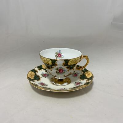 -208- Three Ornate Sets | Cups and Saucers