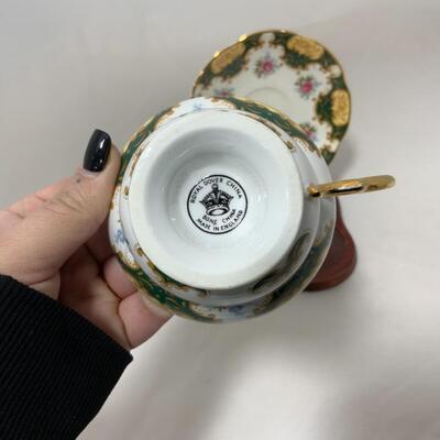 -208- Three Ornate Sets | Cups and Saucers