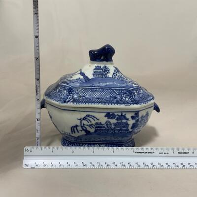 -212- Blue and White Dishes | Flow Blue | Auld Lang Syne