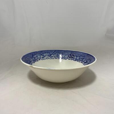-212- Blue and White Dishes | Flow Blue | Auld Lang Syne