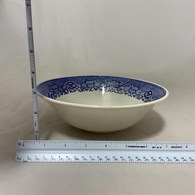 -212- Blue and White Dishes | Flow Blue | Auld Lang Syne