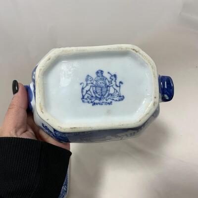 -212- Blue and White Dishes | Flow Blue | Auld Lang Syne