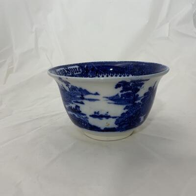 -212- Blue and White Dishes | Flow Blue | Auld Lang Syne
