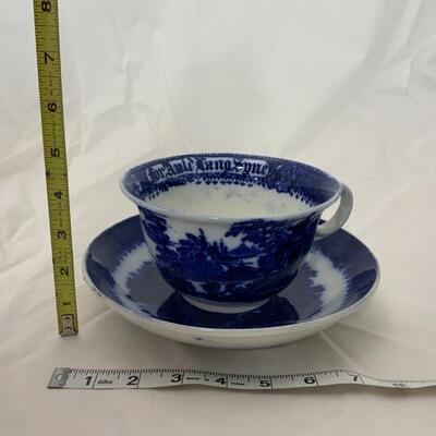 -212- Blue and White Dishes | Flow Blue | Auld Lang Syne
