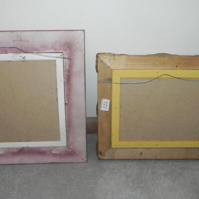 LOT 82 TWO FRAMED  OIL PAINTINGS