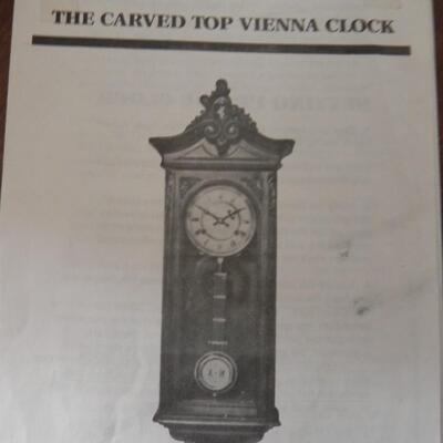 LOT 9 TOP CARVED VIENNA CLOCK