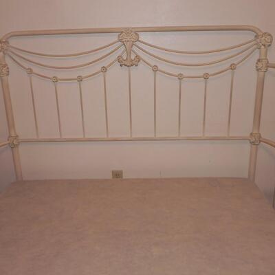 LOT 95 IRON HEADBOARD