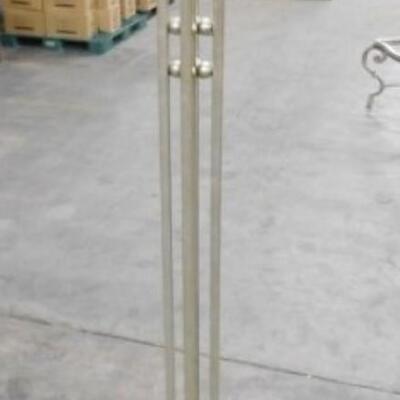 Contemporary Wrought Metal Floor Lamp with Shade