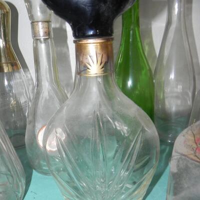 LOT 27  VINTAGE DECANTERS