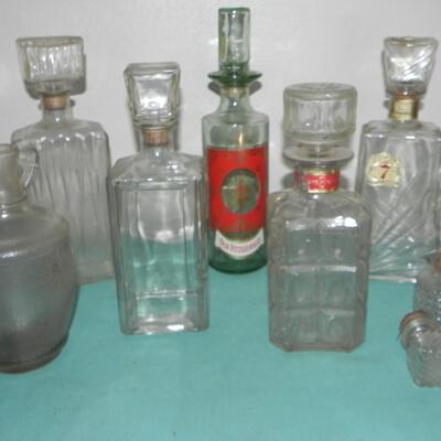 LOT 27  VINTAGE DECANTERS