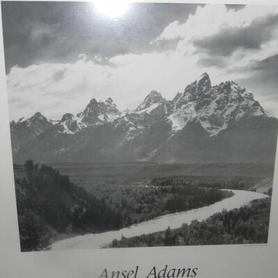 LOT 104 FRAMED ANSEL ADAMS PRINT