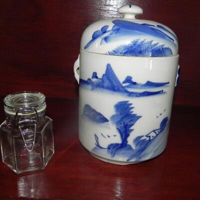 LOT 59   CANISTERS AND BAKE WARE