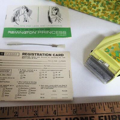 Vintage Remington Princess Electric Shaver Works!
