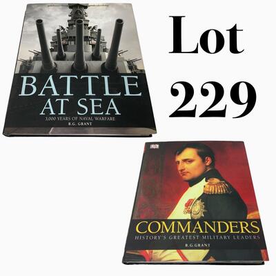 -229- BOOKS | Battle at Sea | Commanders | Coffee Table Size
