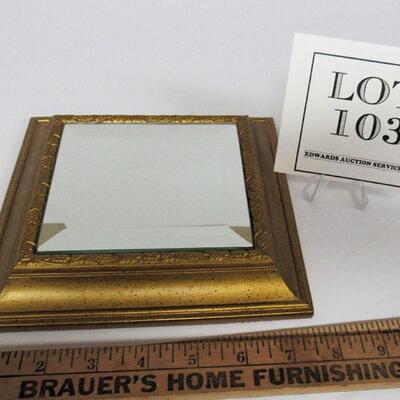 Small Decorative Dresser Mirror Beveled Glass