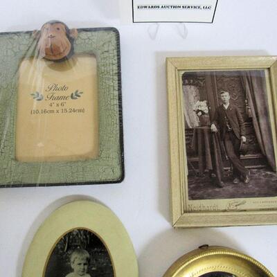 Misc Lot of Frames, Photos, 2 Antique, 2 Modern
