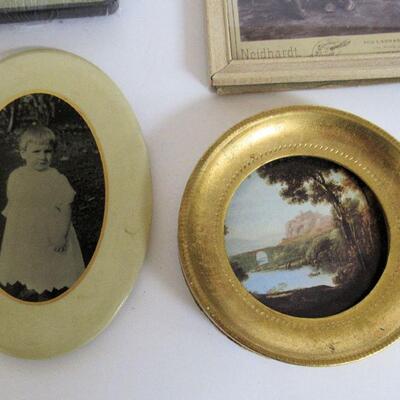 Misc Lot of Frames, Photos, 2 Antique, 2 Modern