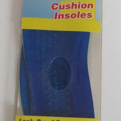 Dr Scholl's Gel Insoles, Ladies, and Flex-o-Lace Elastic Shoe Laces, Never Used