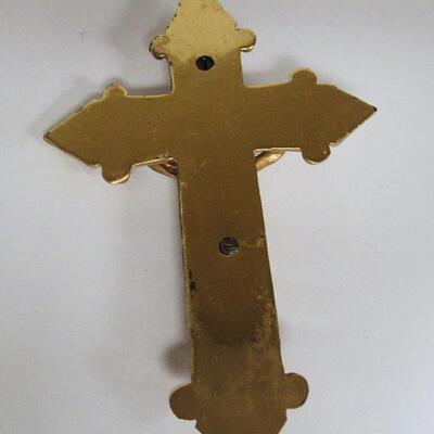 Small Metal and Plastic Crucifix