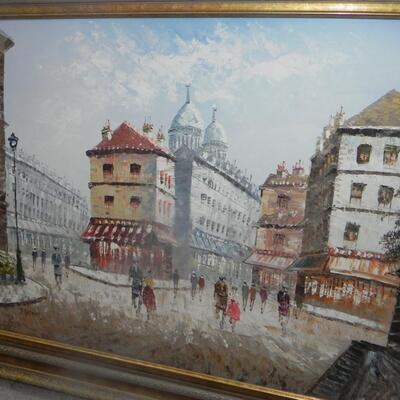 LOT 115  FRAMED OIL PAINTING