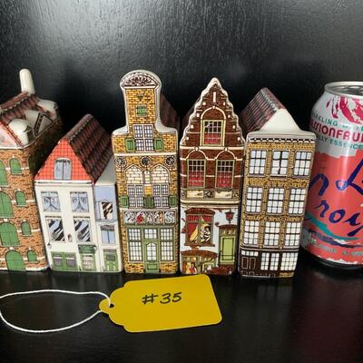 Set of Ceramic Building of Amsterdam