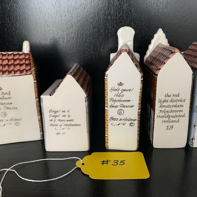 Set of Ceramic Building of Amsterdam