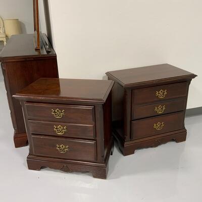 -236- Seven Drawer Dresser with Mirror | Side Tables