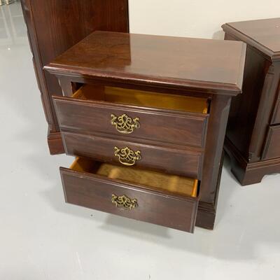 -236- Seven Drawer Dresser with Mirror | Side Tables