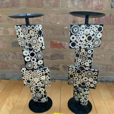 R and Y Augousti Candle Holders